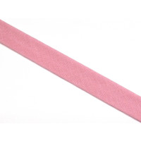 Schrägband gefalzt 100 % Co 40/20 mm rosa