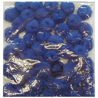 Pompons 20mm d.blau SB-Beutel 50 Stück