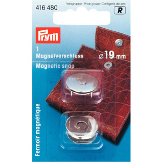 Magnetverschluss D= 19 mm Prym silb.