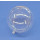 Plastik Kugel 2 tlg. 7 cm, glasklar