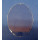 Plastik Malscheibe transparent 8x11 cm oval