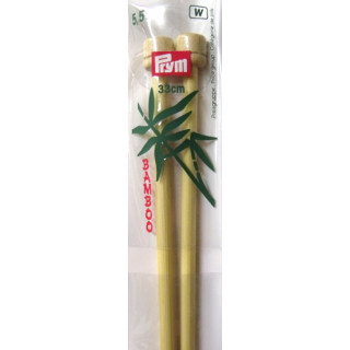 Stricknadel Nr. 5,5 Bambus 33cm lang PG W