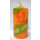 Kerze Deko orange gemustert  D=6cm x H 12cm