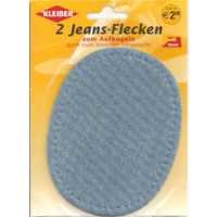 Kleiber Jeans-Flecken Oval 2 Stück 100% Cotton...