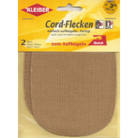 Kleiber Cord-Flecken Oval 2 Stück 100% Cotton...