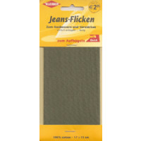 Kleiber Jeans-Flicken 100% Cotton 17x15cm oliv