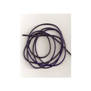 Lederband Ziege D= 1,5 mm L 1 m violett