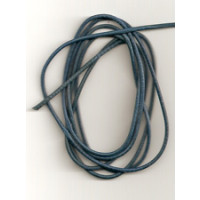 Lederband Ziege D= 1,5 mm L 1 m k&ouml;nigsblau