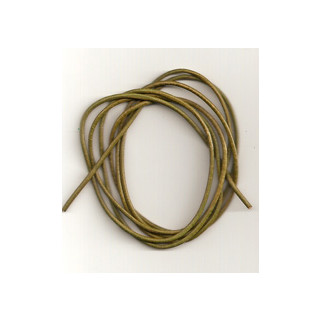 Lederband Ziege D= 1,5 mm L 1 m oliv