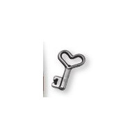 Metall-Zierelement Schlüssel 14mm Loch 1,5mm...