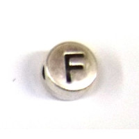 Metall-Perle „F“
