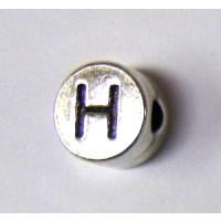 Metall-Perle „H“