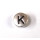 Metall-Perle „K“