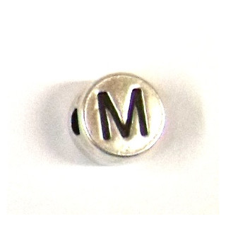 Metall-Perle „M“