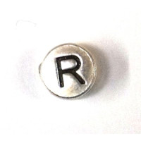 Metall-Perle „R“
