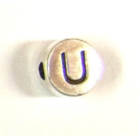 Metall-Perle „U“