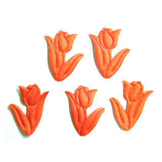 Streuteile Tulpen aus Stoff SB ca. 35mm