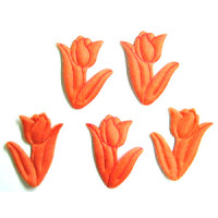 Streuteile Tulpen aus Stoff SB ca. 35mm