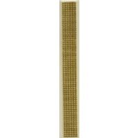 Verzierwachs _Perlstreifen_ gold 22cm, 4mm