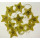 Sternenkette  Naturmaterial ca. 4x4cm hellgrün