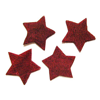 Streuteile  Sterne  SB 4 Stück w.rot