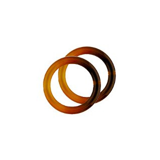 O-Ringe aus Kunststoff  20mm, schildpatt / 20mm  SB