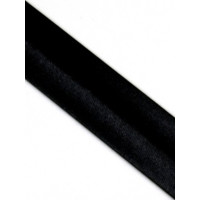 Schrägband Satin gefalzt 100 % PES 40/20 mm schwarz
