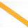 Schrägband gefalzt 100% Co 30/15 mm kl. Punkte gelb/weiss