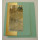 Aquarellkarte A6 türkis/gold Abstrakt
