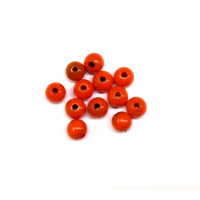 Holzperlen 8 mm/Bohrg. 1,5 mm Stück orange