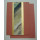 Aquarellkarte A6 fuchsia/gold Abstrakt