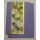 Aquarellkarte A6 flieder/gold Blumen