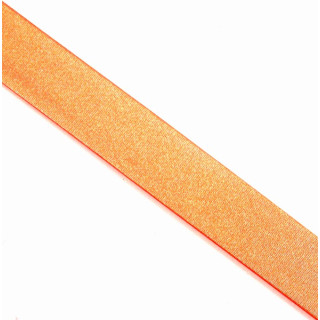 Schrägband Satin gefalzt 100 % PES 40/20 mm Apricot