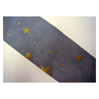 W. T&uuml;ll mit Sterne blau 10 cm