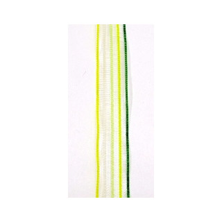 Transparent-Streifenband 15 mm gelb/grün
